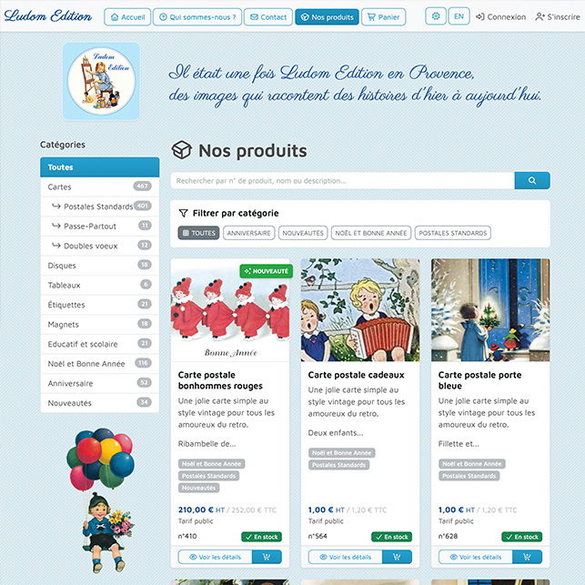 Ludom Edition - E-commerce